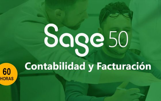 Curso online de Sage 50: Contabilidad y Facturación, de 60 horas